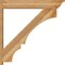 Ekena Millwork Balboa Traditional Rough Sawn Outlooker, Western Red Cedar, 8"W x 48"D x 48"H OUT08X48X48BOA01RWR - alternate 3